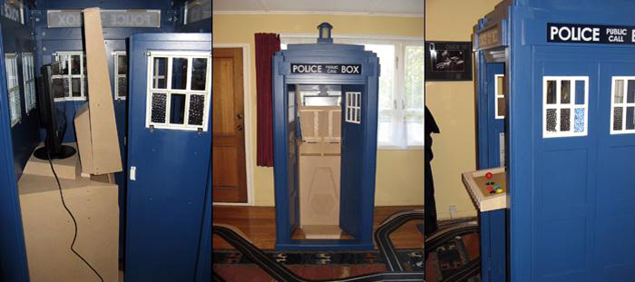 Fig 12. Installing in the TARDIS
