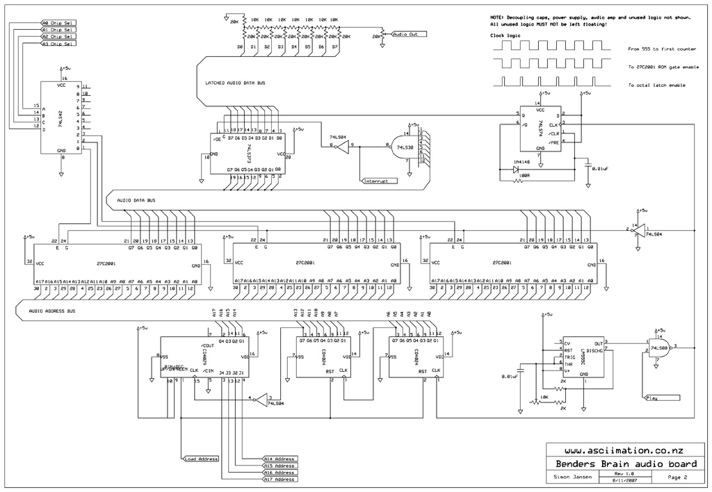 Audio board circuit